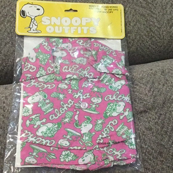 Snoopy Plush Outfit with Pink Pajamas - Picture 2 of 4